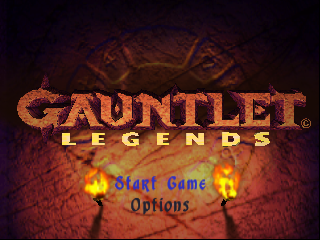 Gauntlet Legends (Europe) Title Screen